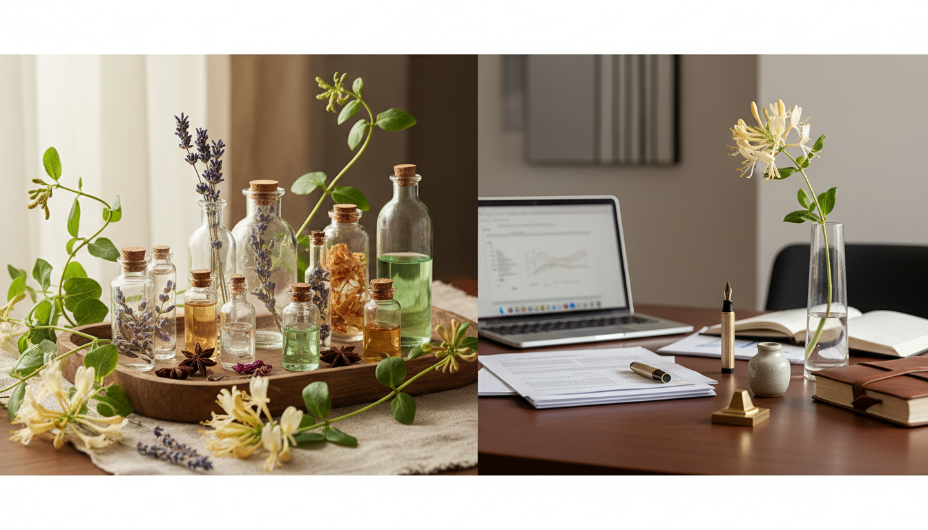 Honeysuckle and Jasmine: Blending Two White Floral Legends